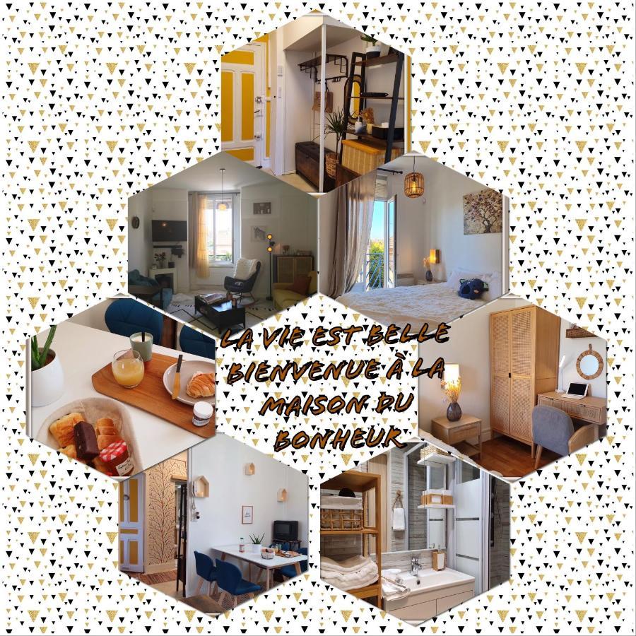 Maison Du Bonheur L Art De Vivre A La Francaise Logement Entier Avec Parking Sainte-Savine Bagian luar foto
