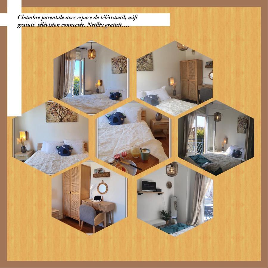 Maison Du Bonheur L Art De Vivre A La Francaise Logement Entier Avec Parking Sainte-Savine Bagian luar foto